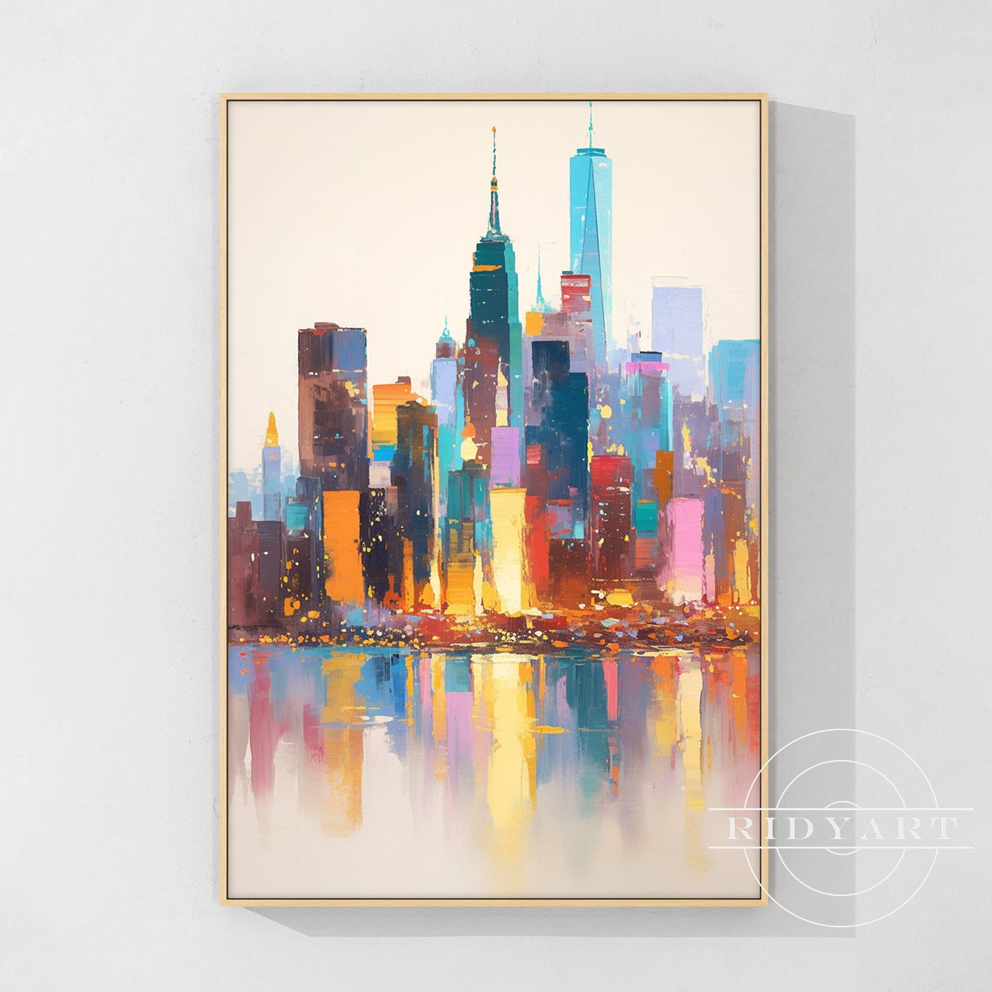 New York Skyline Painting