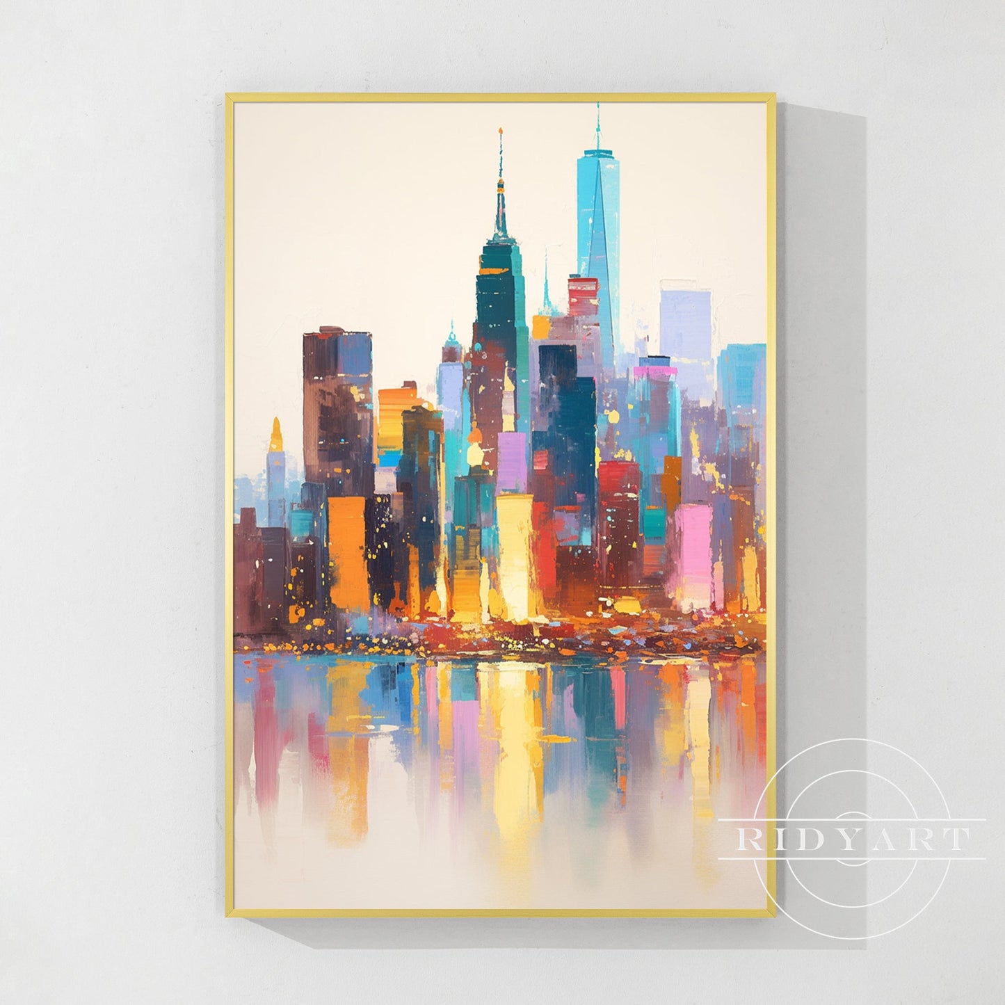 New York Skyline Painting