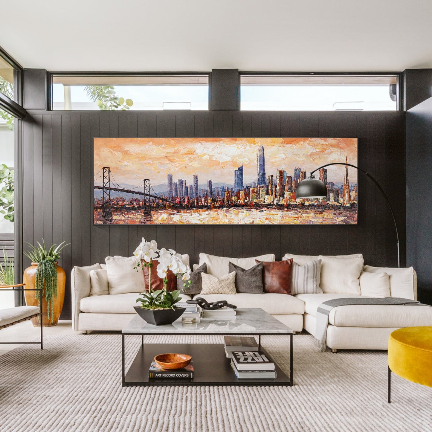 San francisco Skyline oil painting