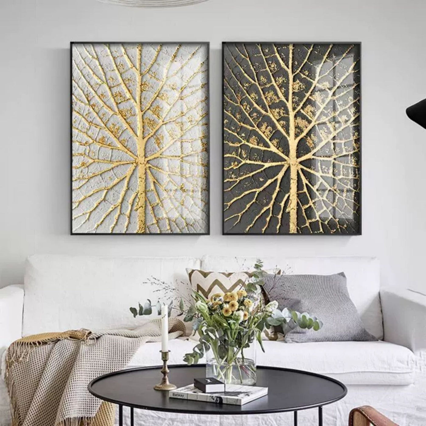 Abstract Painting Set Of 2 #SP002