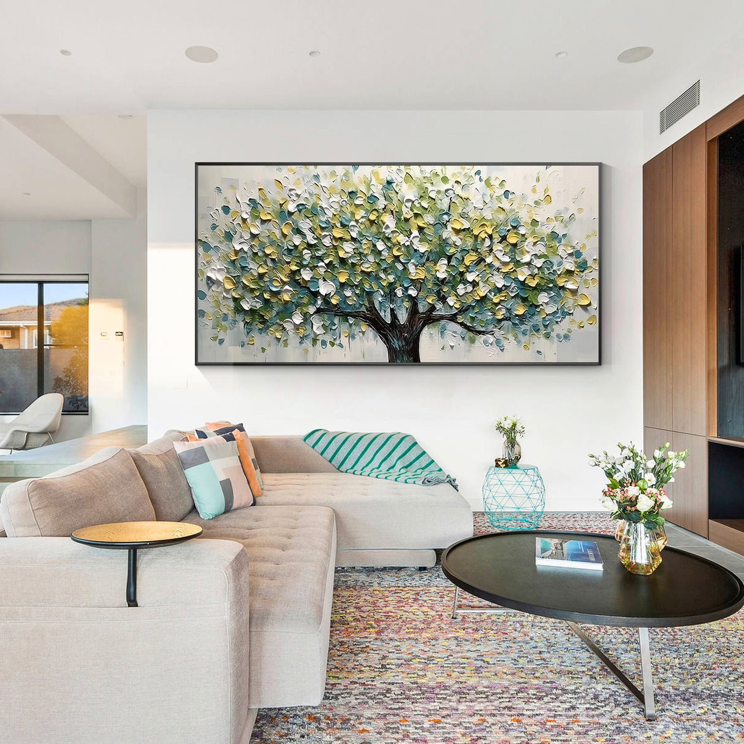 Original Green Tree Art