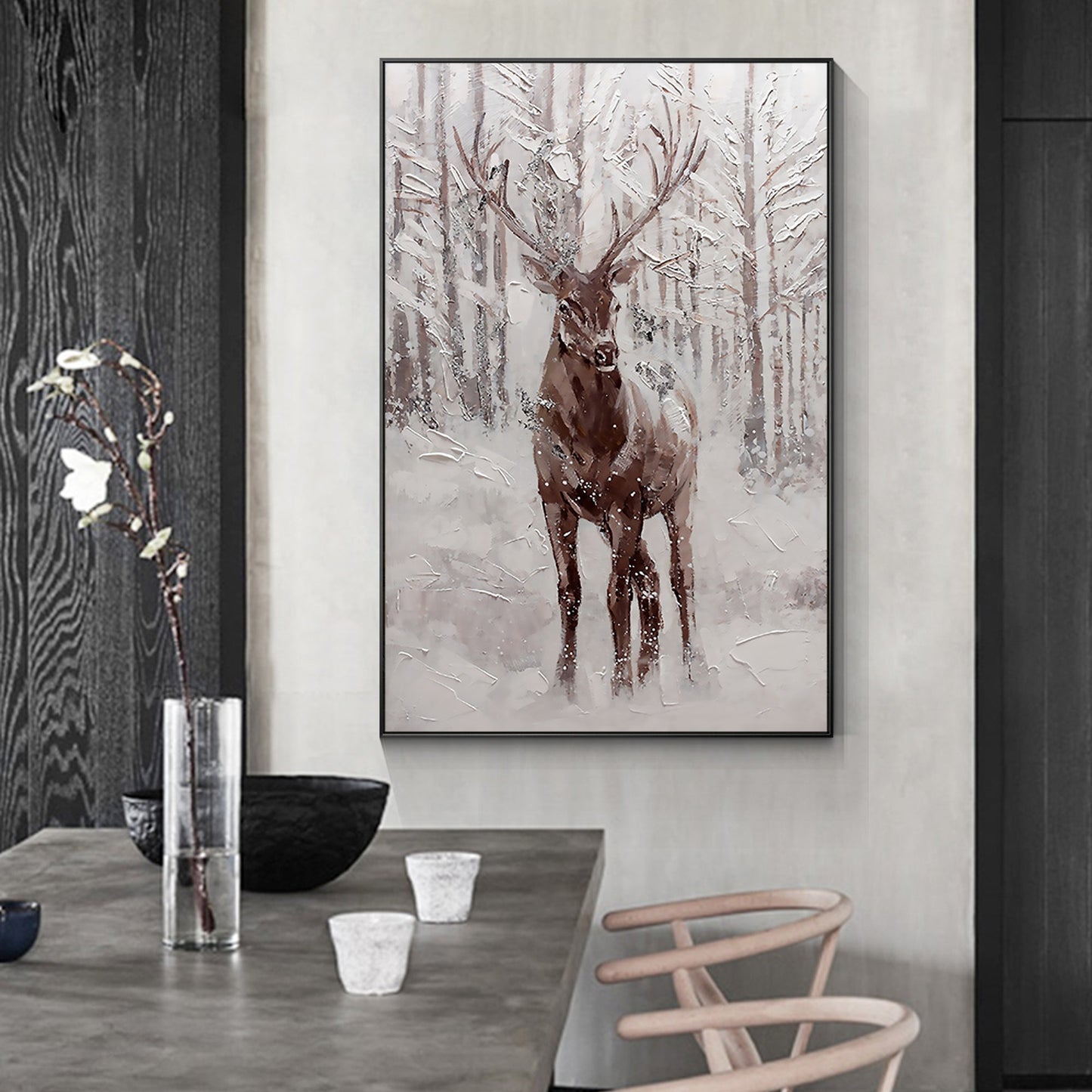 Original Lucky Deer Painting
