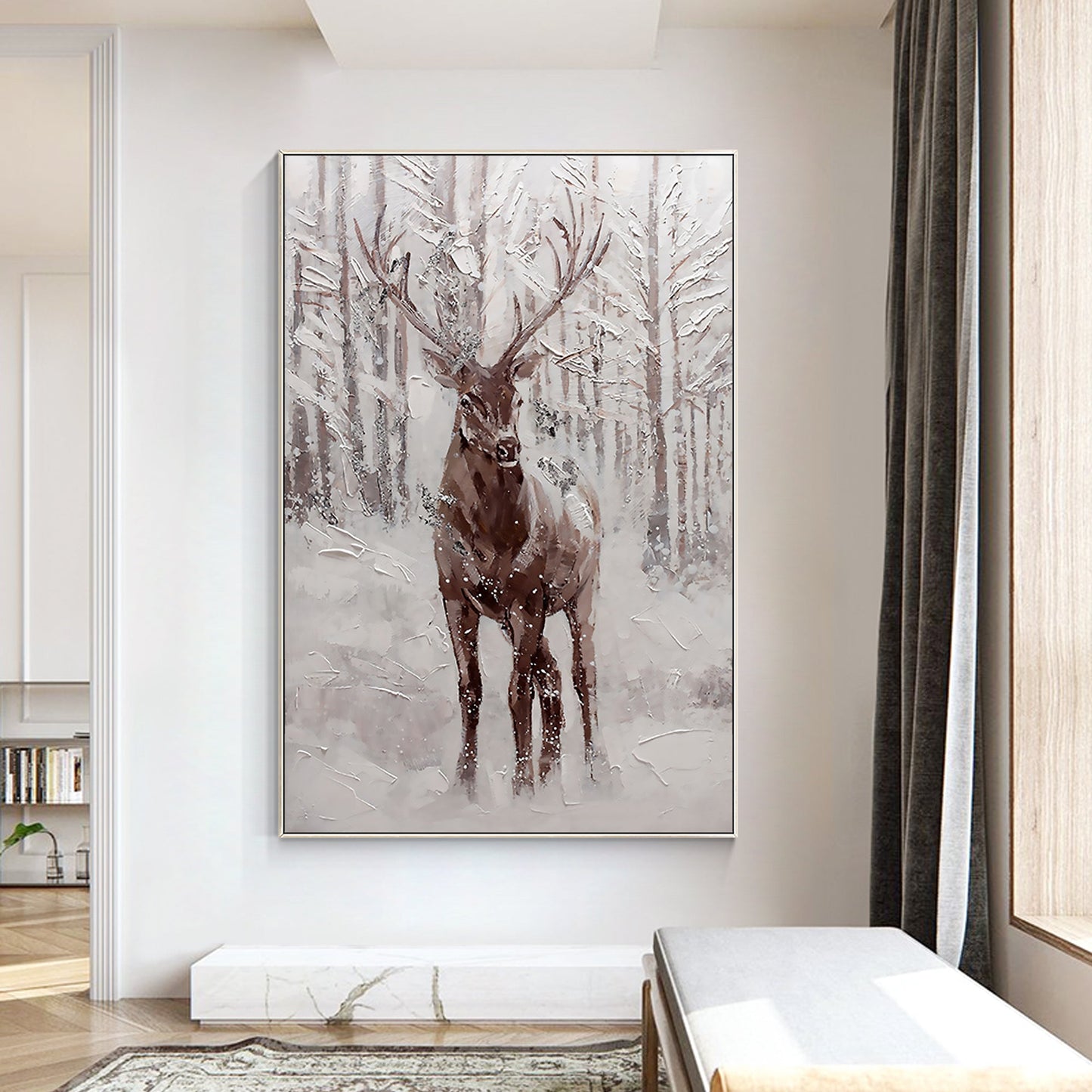 Original Lucky Deer Painting