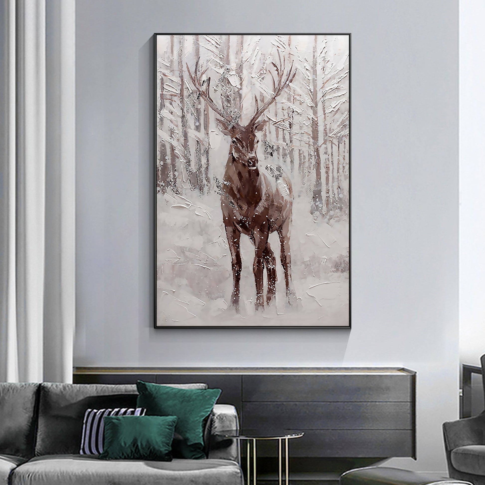 Original Lucky Deer Painting