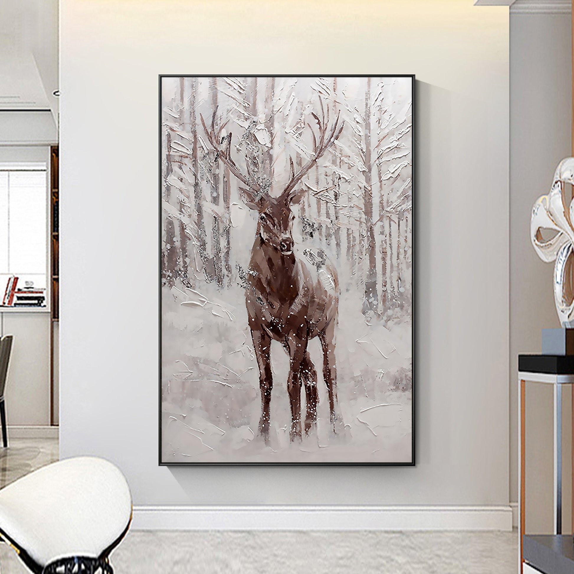 Original Lucky Deer Painting