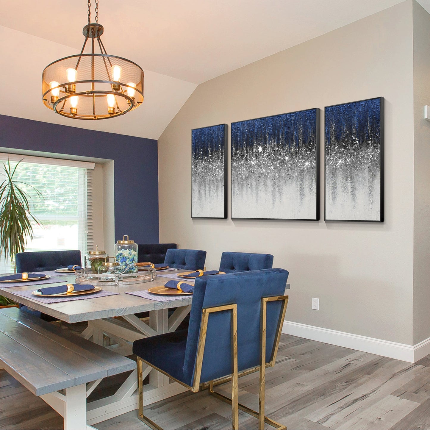 Paintings On Canvas Shiny Room Decor