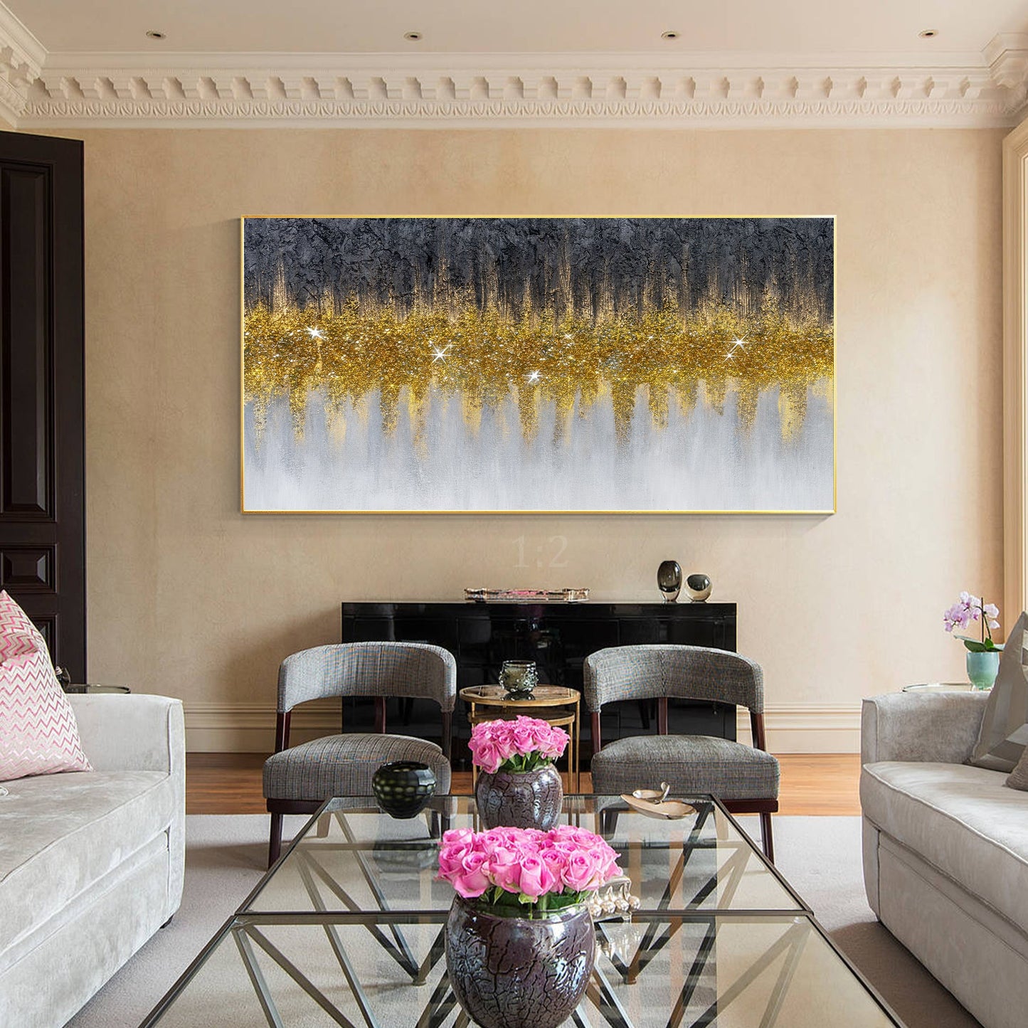 Paintings On Canvas Shiny Room Decor