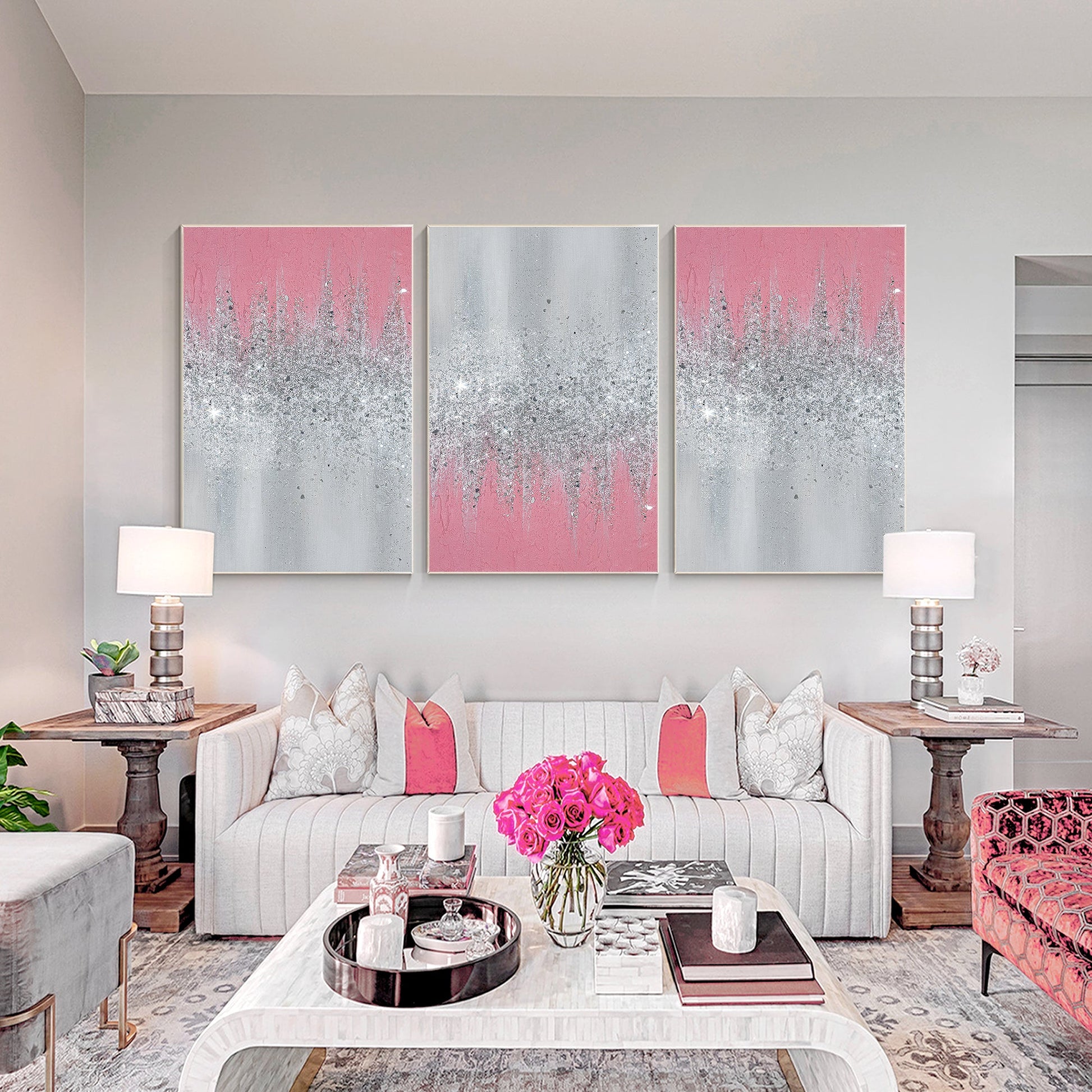 Paintings On Canvas Shiny Room Decor