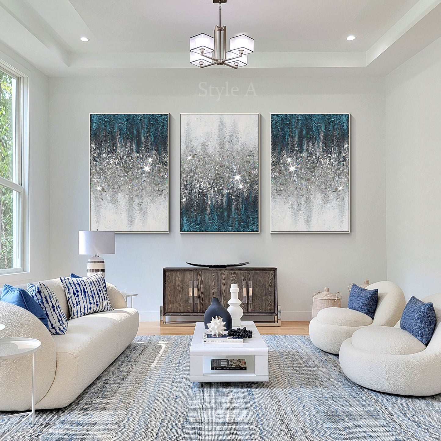 Paintings On Canvas Shiny Room Decor