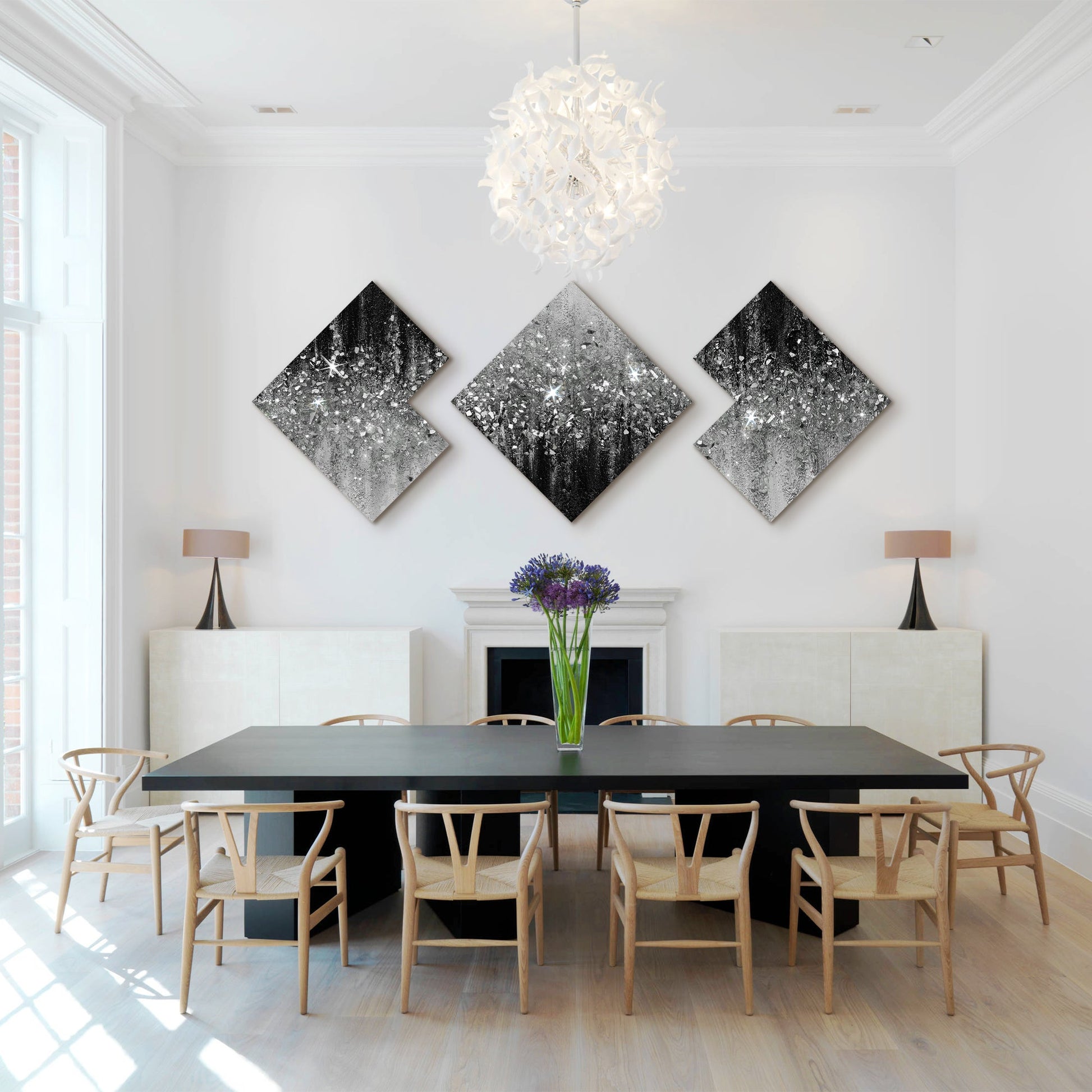 Paintings On Canvas Shiny Room Decor