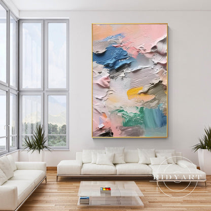 Pastel Abstract wall art