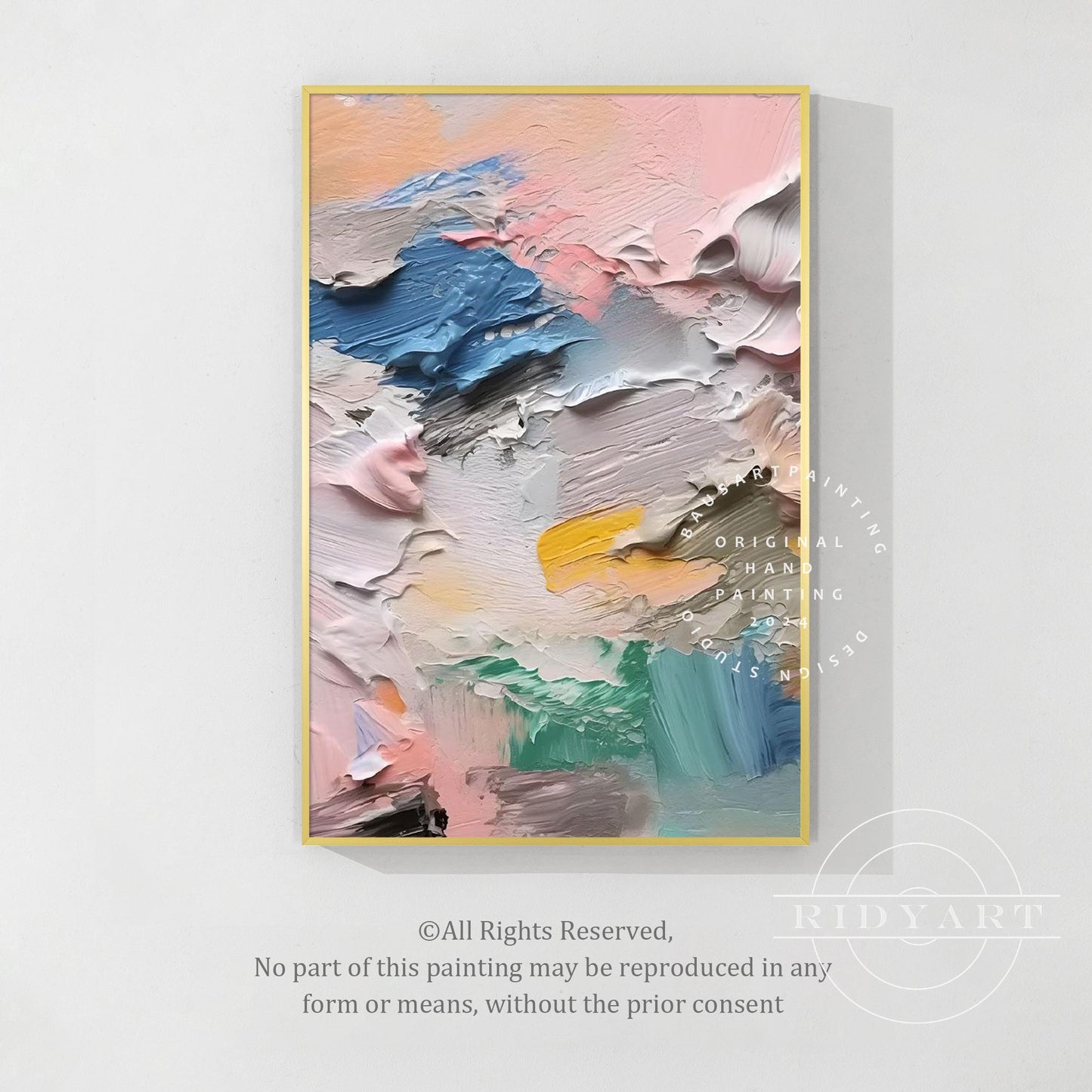 Pastel Abstract wall art