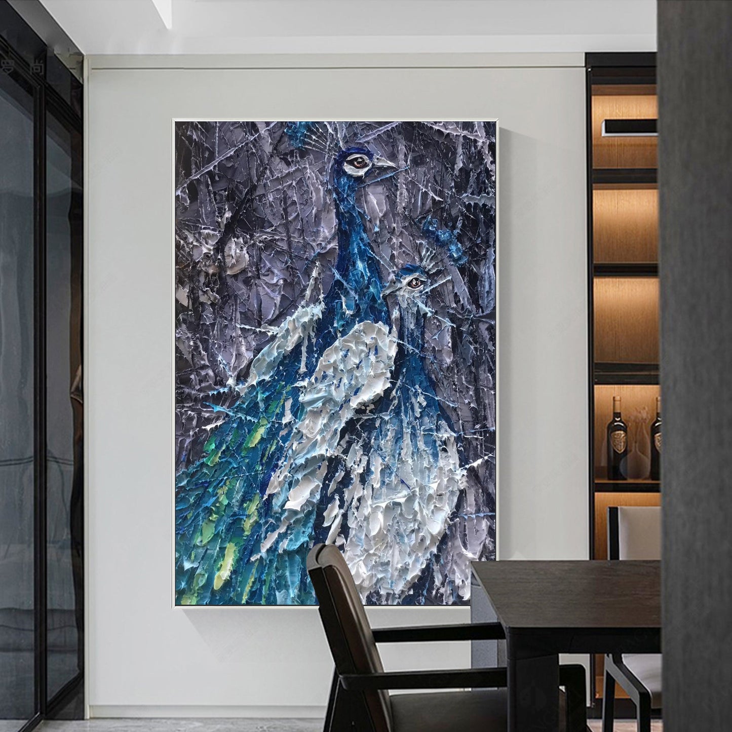 Peacock wall art_01