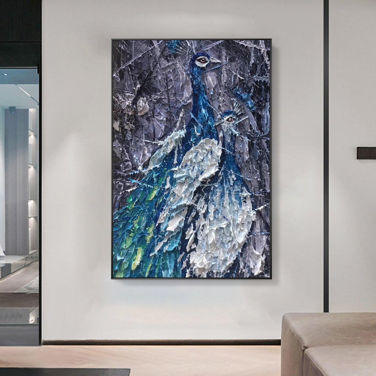Peacock wall art_01