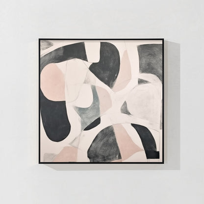 Pink Begie Abstract Painting