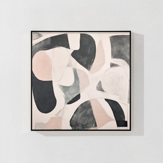 Pink Begie Abstract Painting