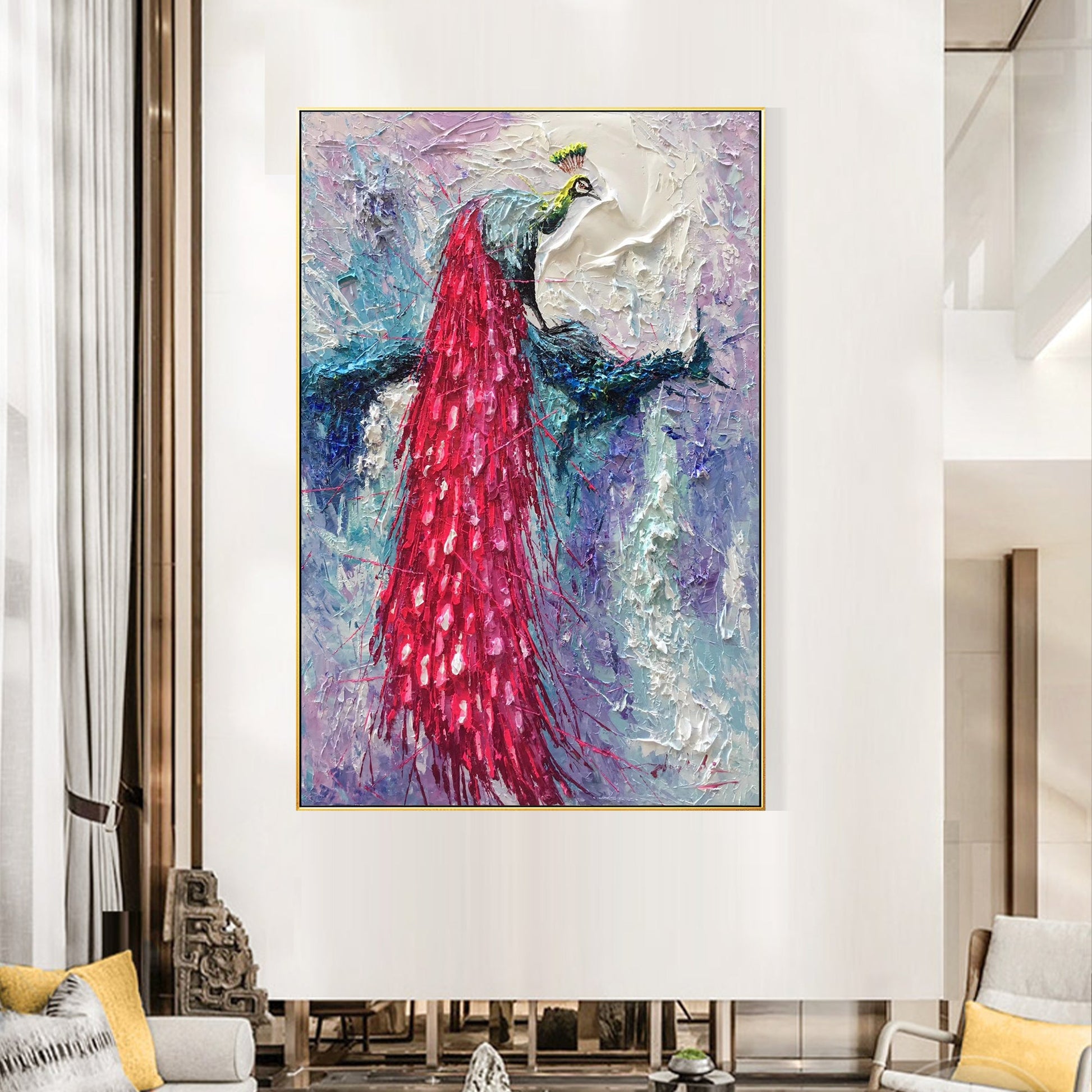 Peacock wall art_03
