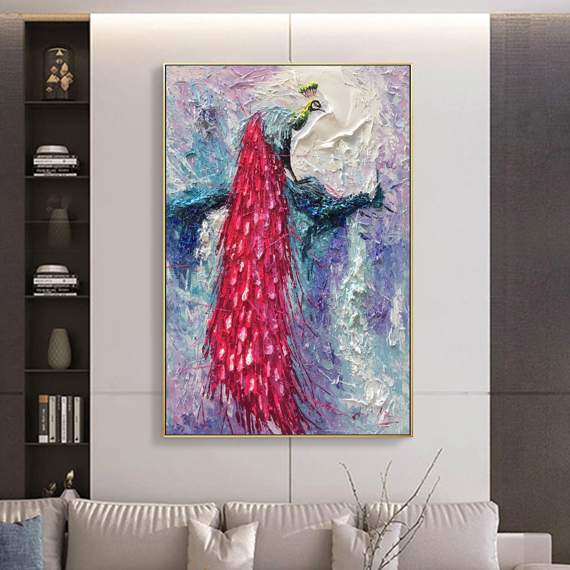 Peacock wall art_03