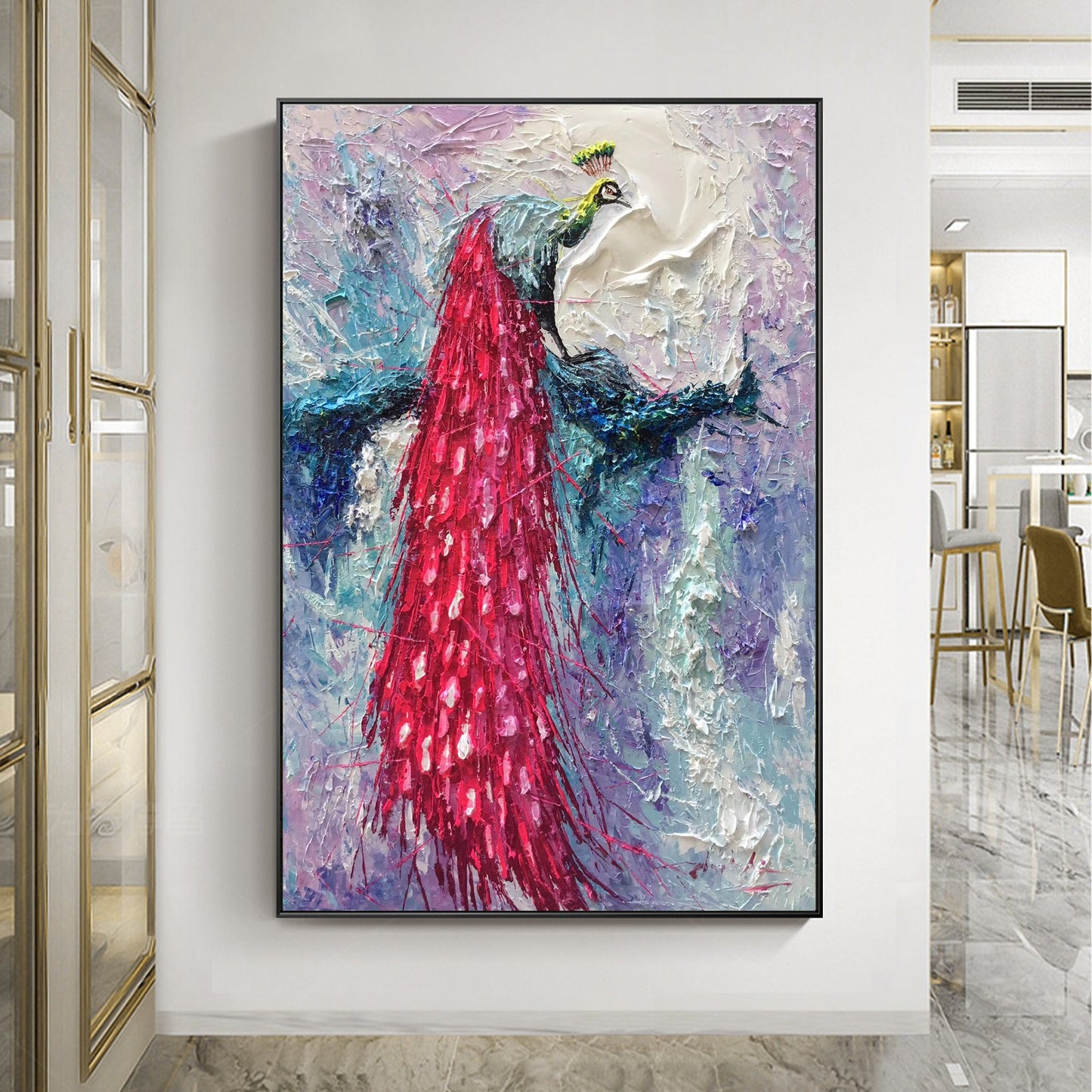 Peacock wall art_03