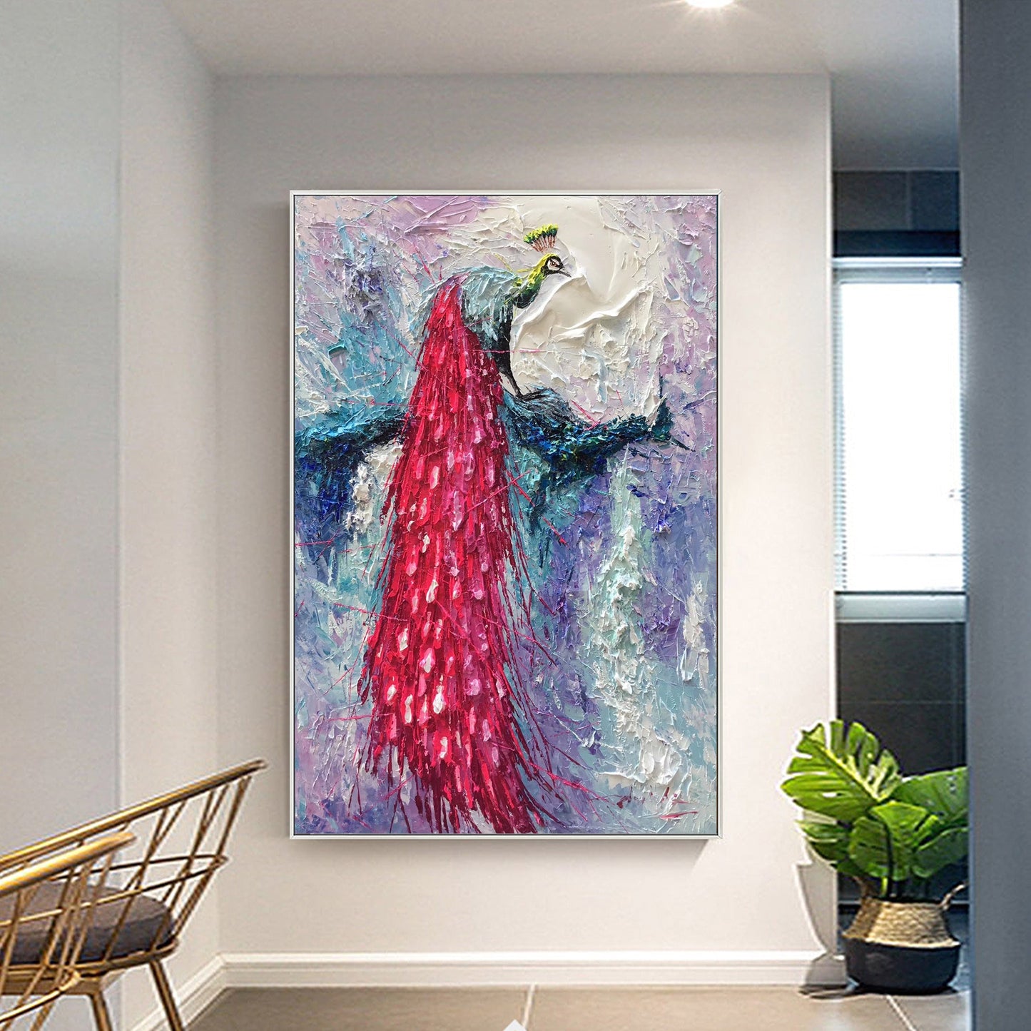Peacock wall art_03