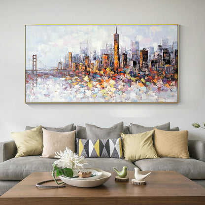 San Francisco  skyline oil paintings