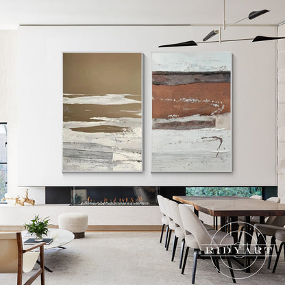 Set of 2 Abstract art_0663