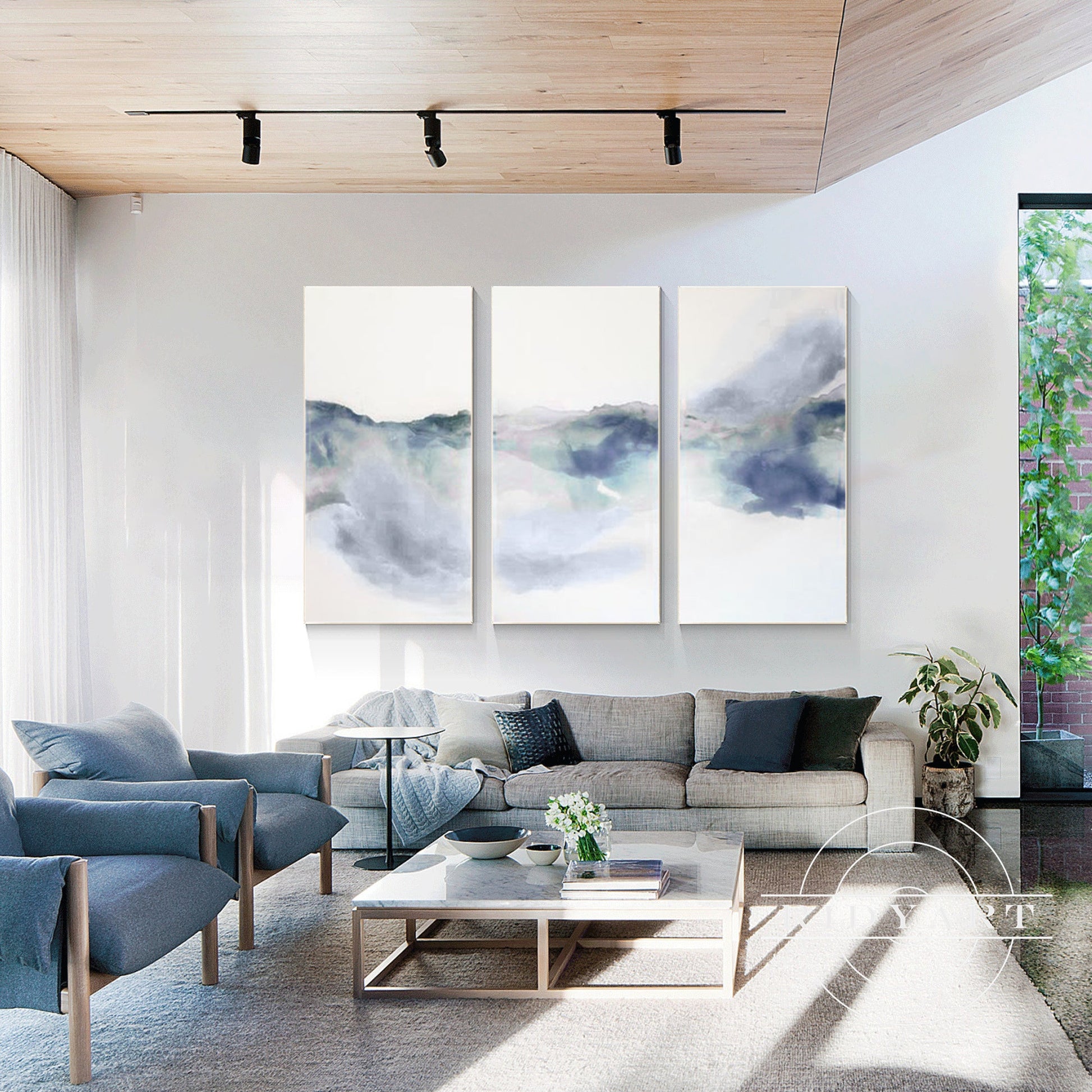 Set of 3 Abstract Painting