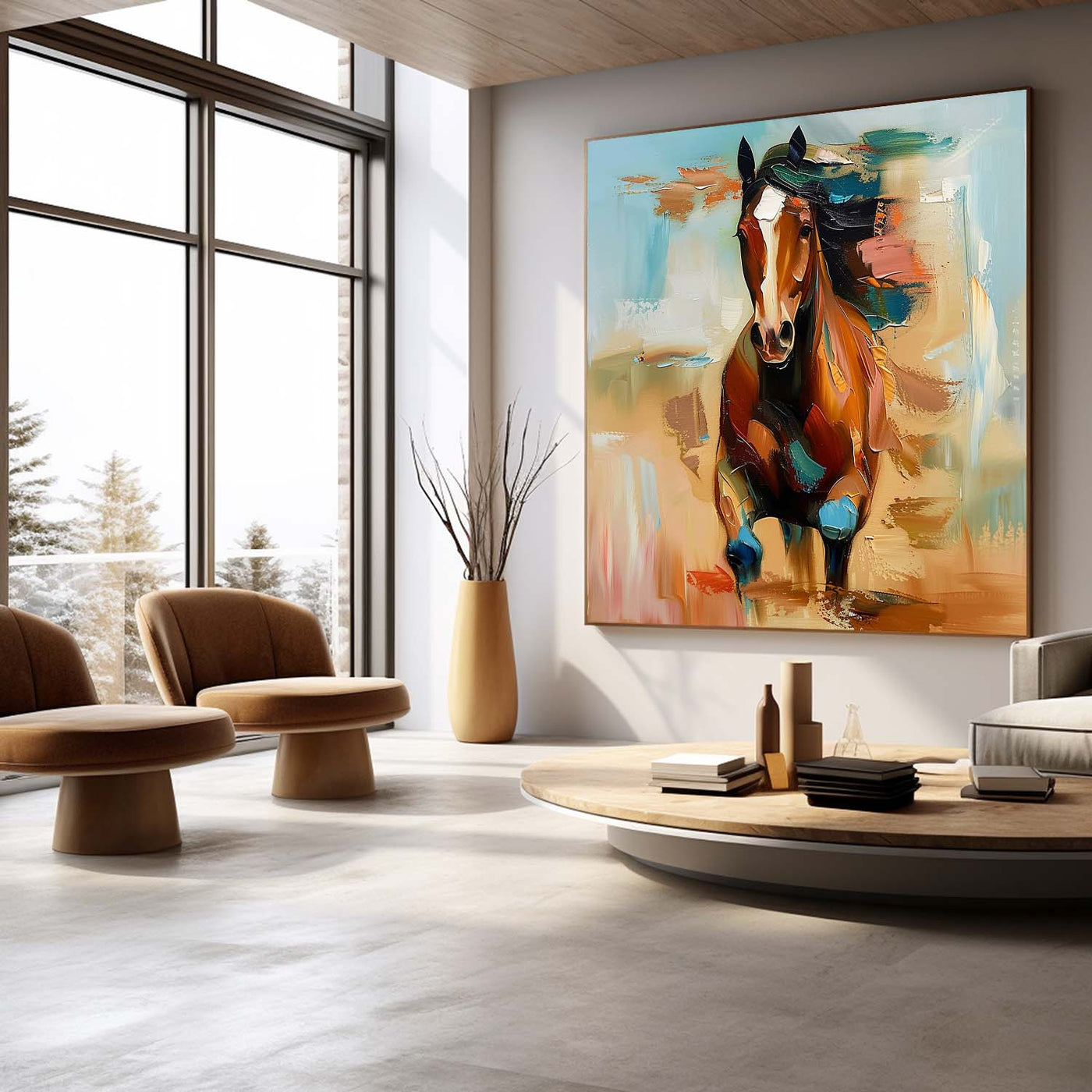 Contemporary Horse Art #HA004