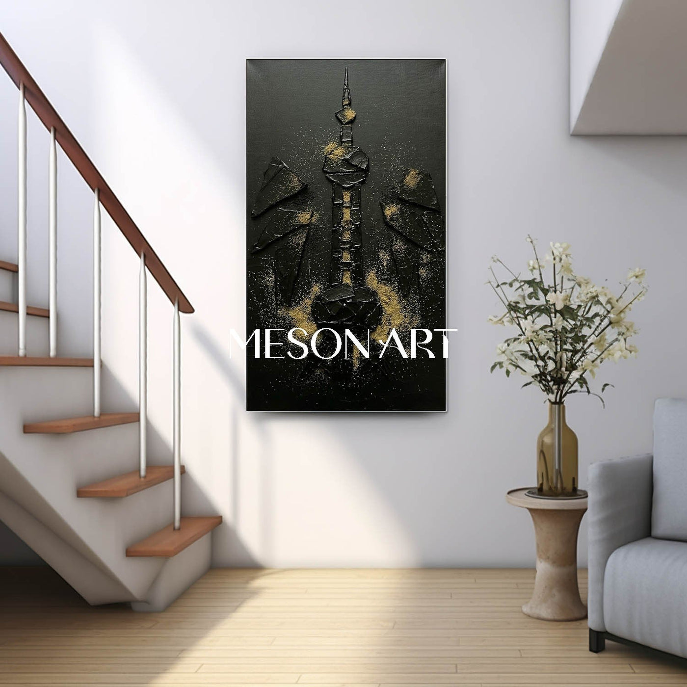 Plaster Art Texure Painting #SG675