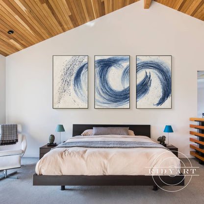 Set of 3 navy Art