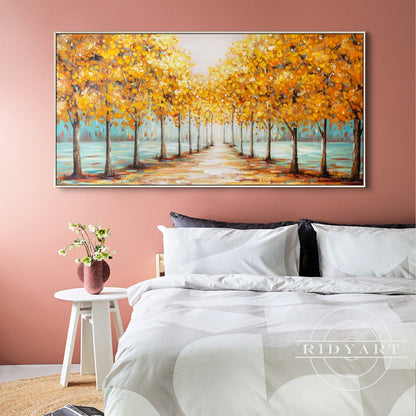 Gold Tree wall art