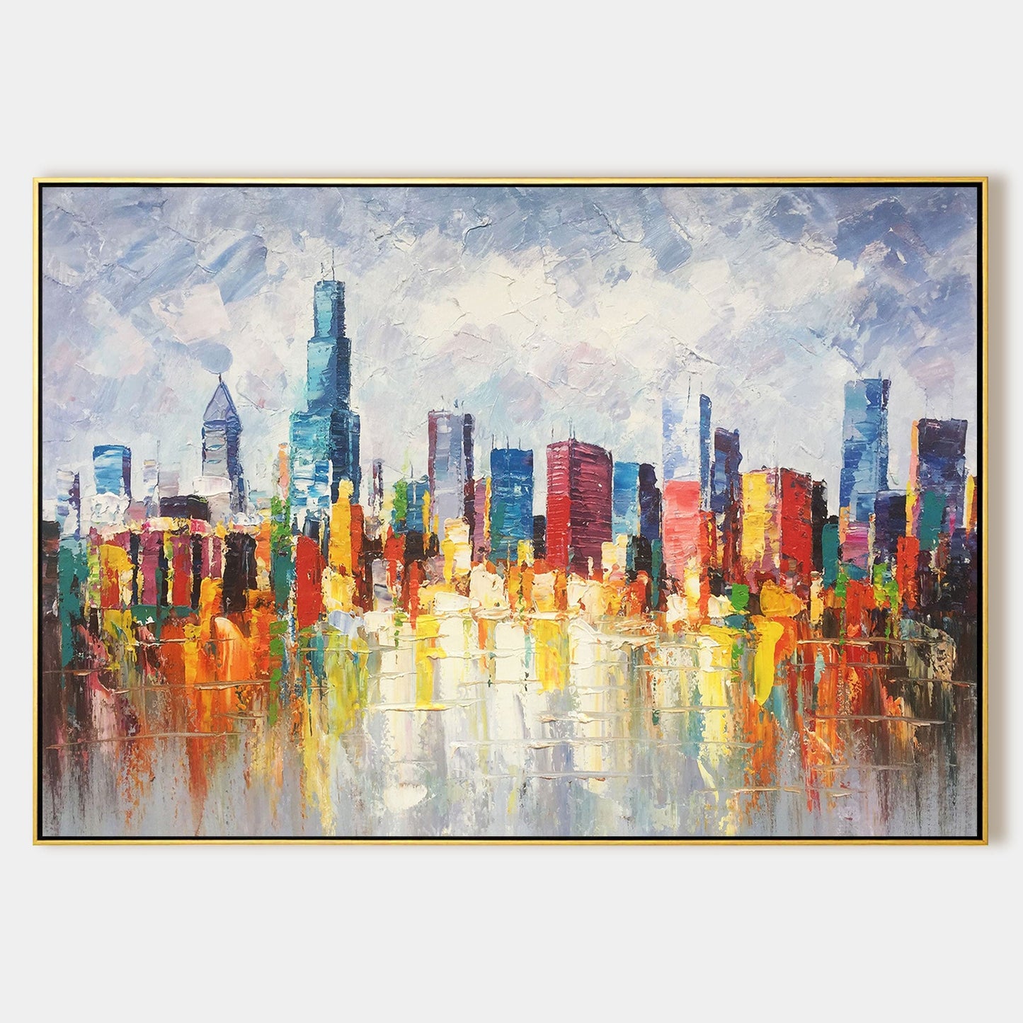 Chicago Skyline Painting