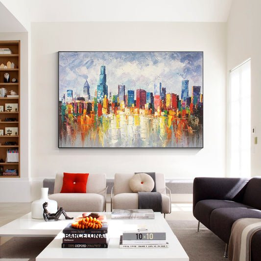 Chicago Skyline Painting