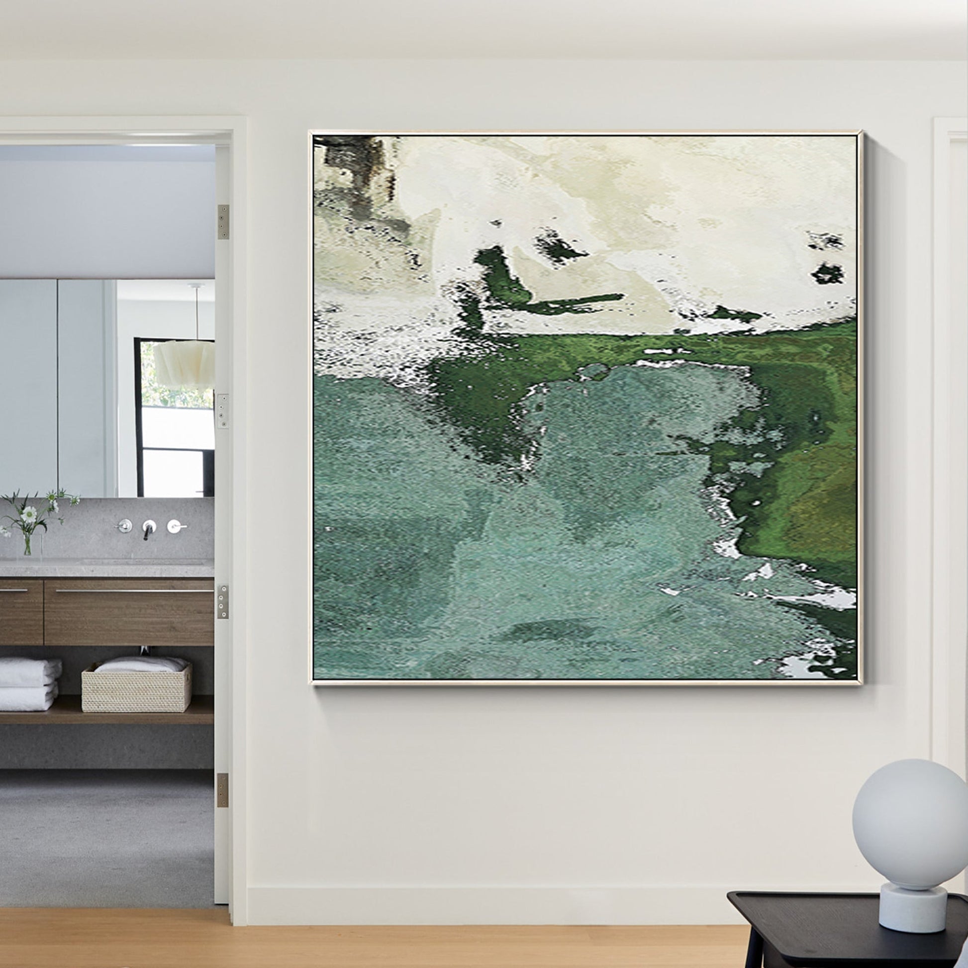 Vibrant Abstract Oil Painting