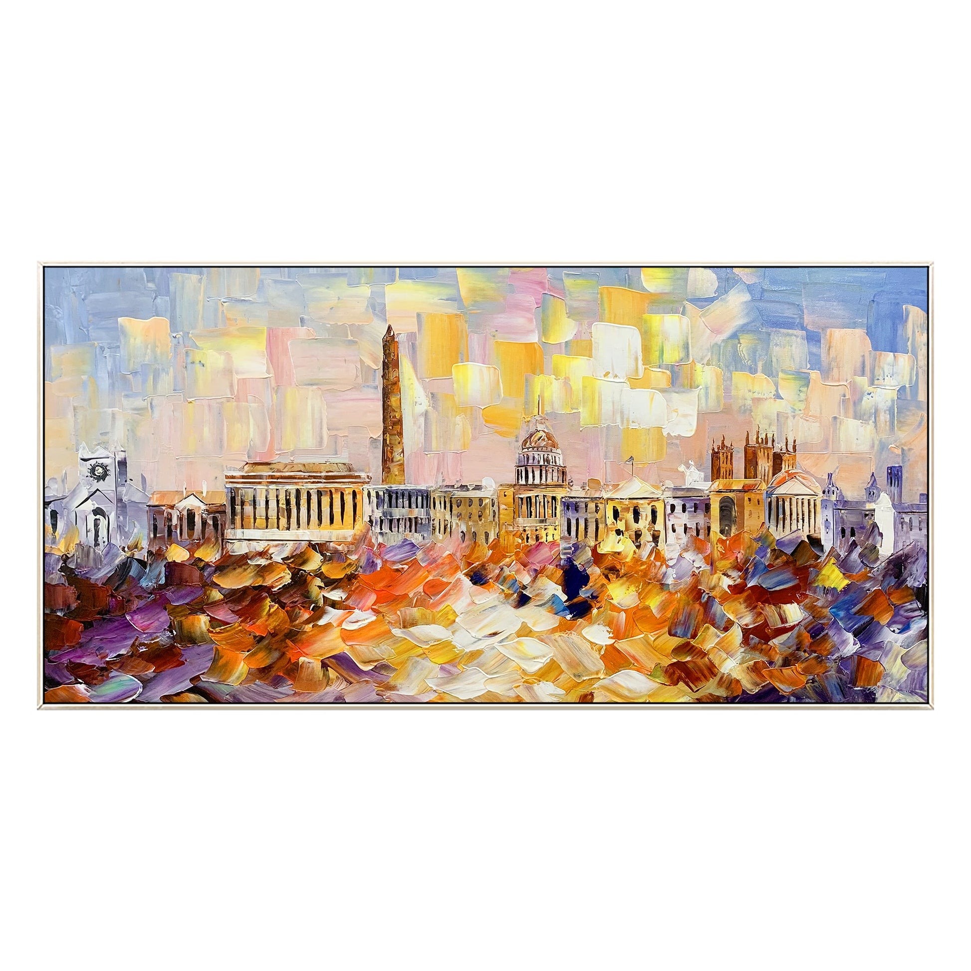 Washington DC skyline original painting_02