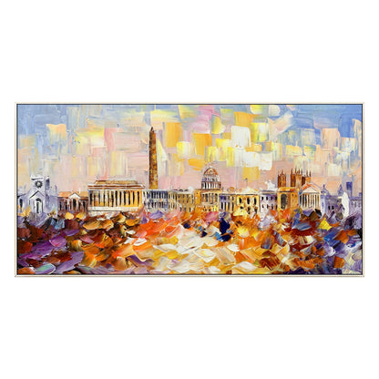 Washington DC skyline original painting_02