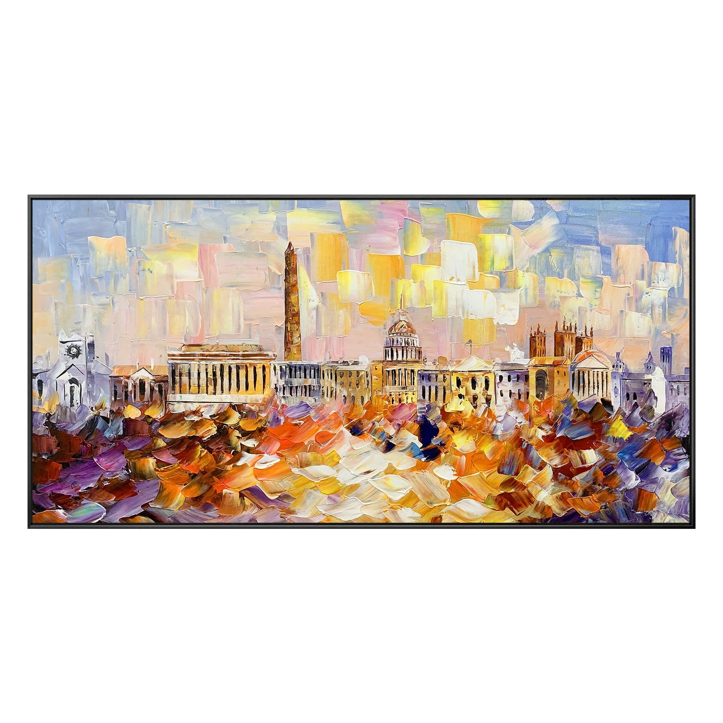 Washington DC skyline original painting_02