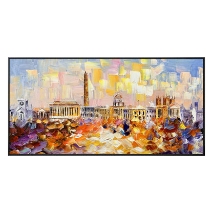 Washington DC skyline original painting_02