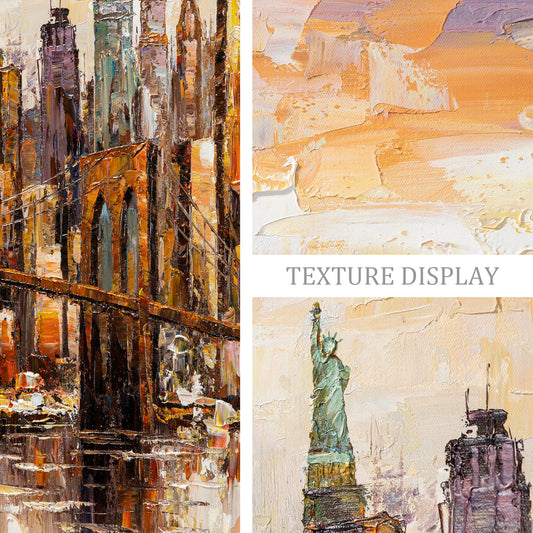 Brooklyn skyline painting