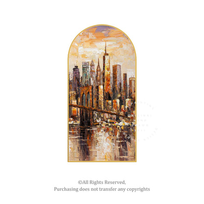 brooklyn bridge  skyline