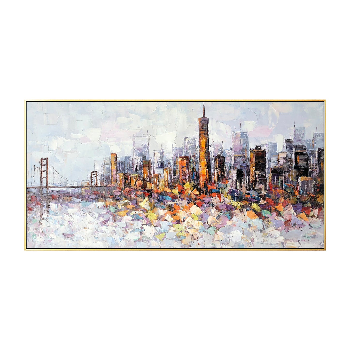 San Francisco  skyline oil paintings
