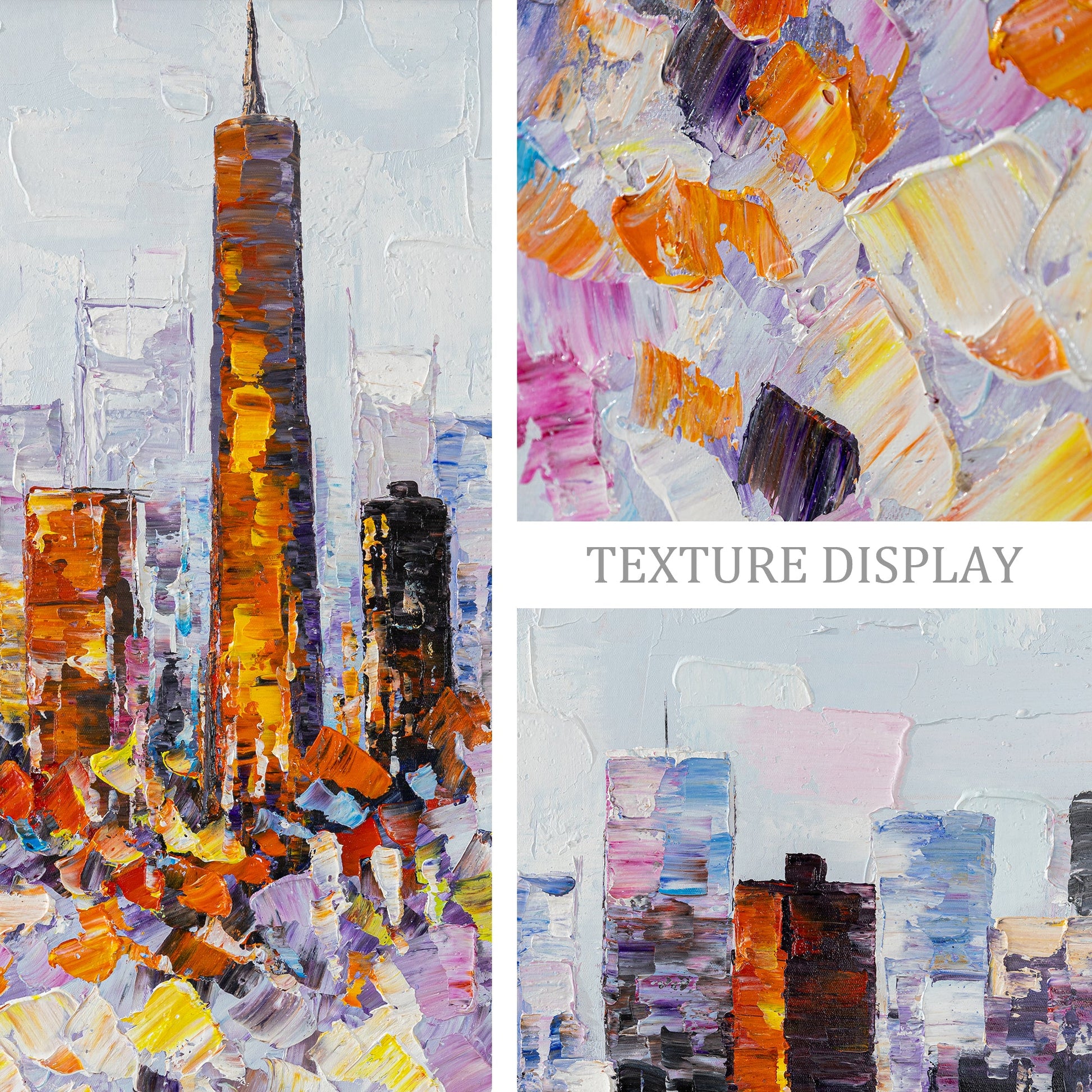 San Francisco  skyline oil paintings