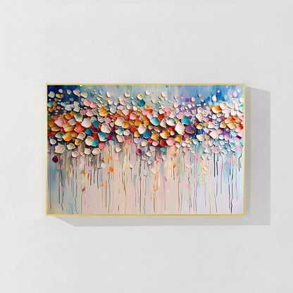 Wildflower 3D Textured Colorful Abstract Flowers Art