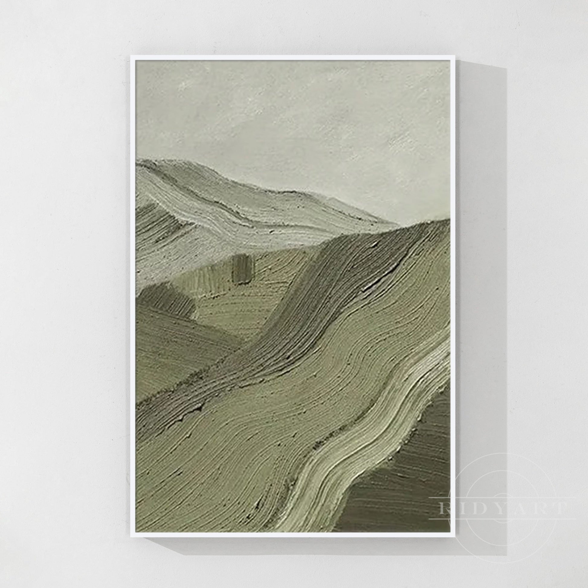 Sage Green Mountain wall art