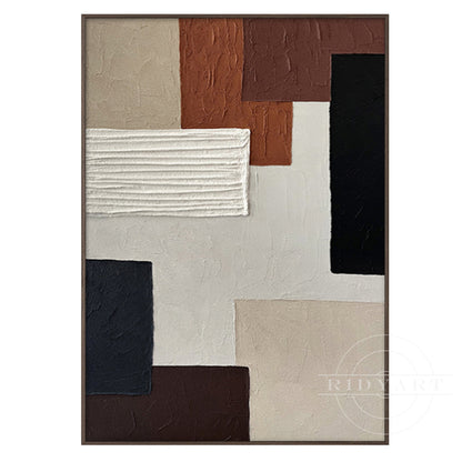 Abstract Brown Wall art_Baus01