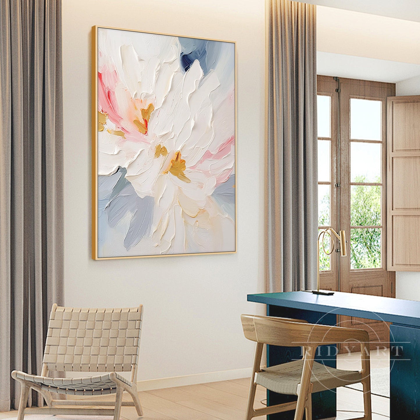 flower wall art_BAUS0909