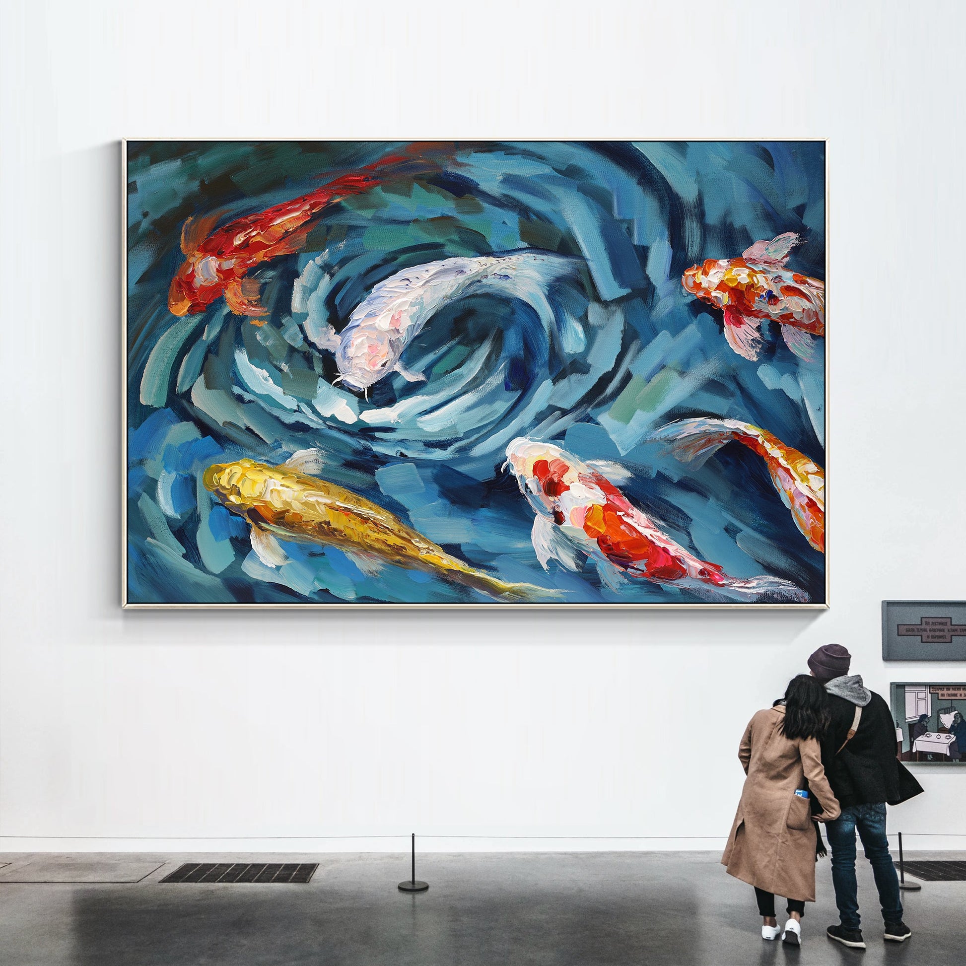 Vibrant KOI Fish Painting