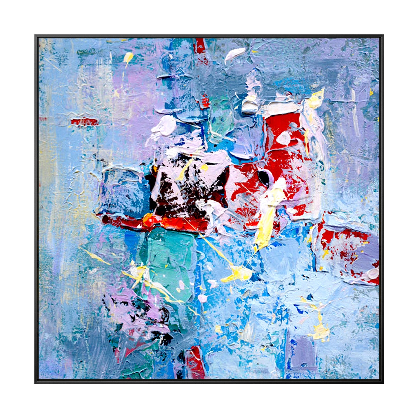 Abstract Colorful Textured Art