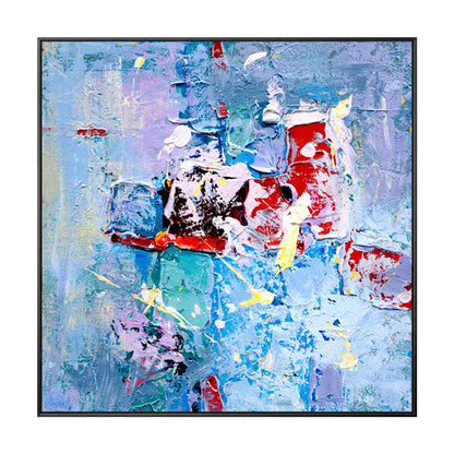 Abstract Colorful Textured Art