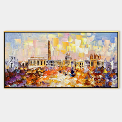 Washington DC skyline original painting_02